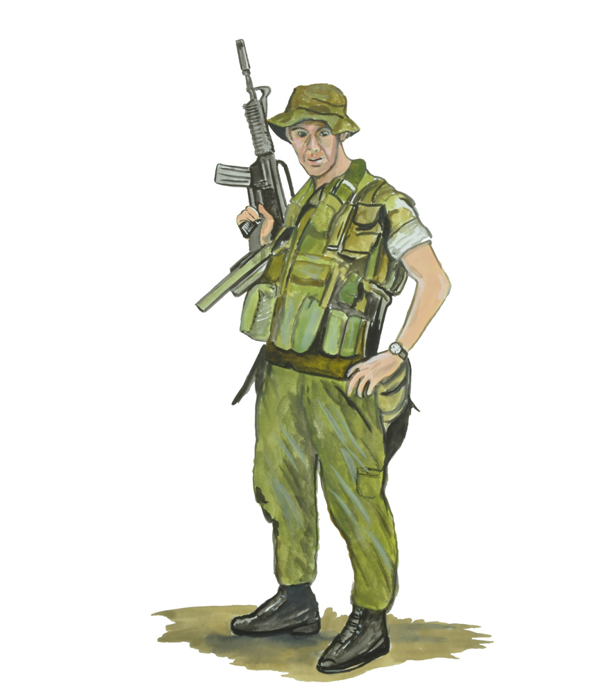 WW II SOLDIER 6 Decal/Sticker