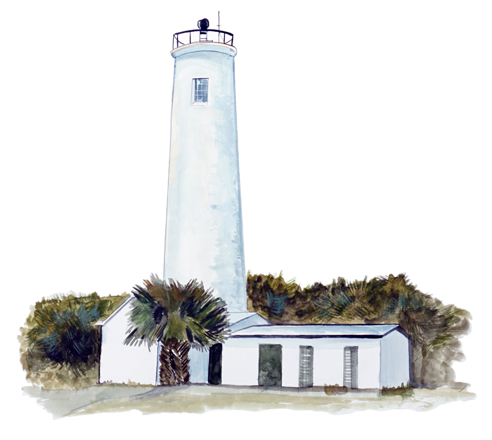 Egmont Key Lighthouse Decal/Sticker