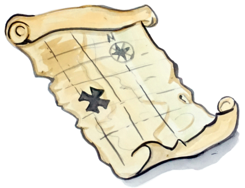 Treasure Map Decal/Sticker