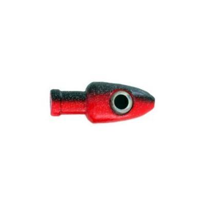 Witch Head 60g Red Black Lure Head - Click Image to Close