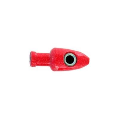 Witch Head 60g Bright Red Lure Head - Click Image to Close