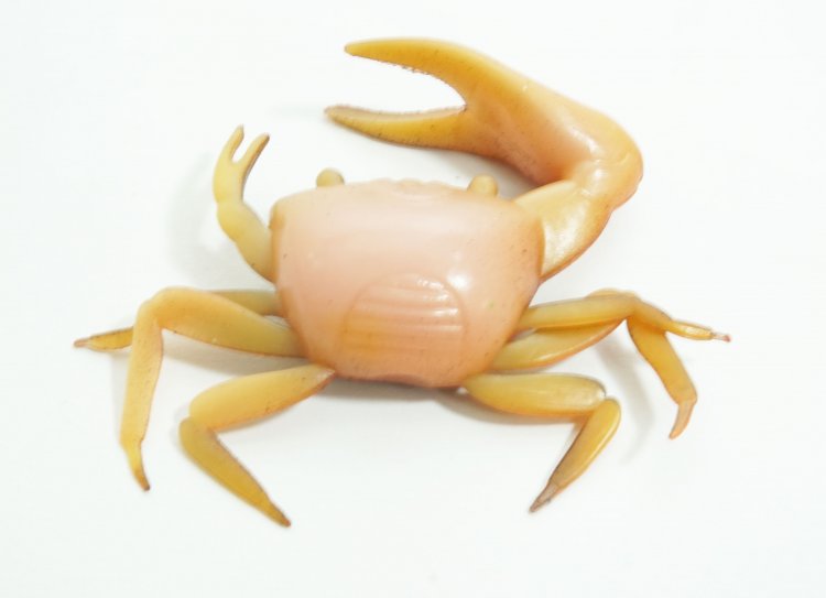 Artificial Fiddler Crab 2" Brown/Orange 8 Pack - Click Image to Close