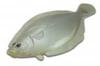 Artificial Flounder 3-3/4" Light Gray - Almost Alive Lures