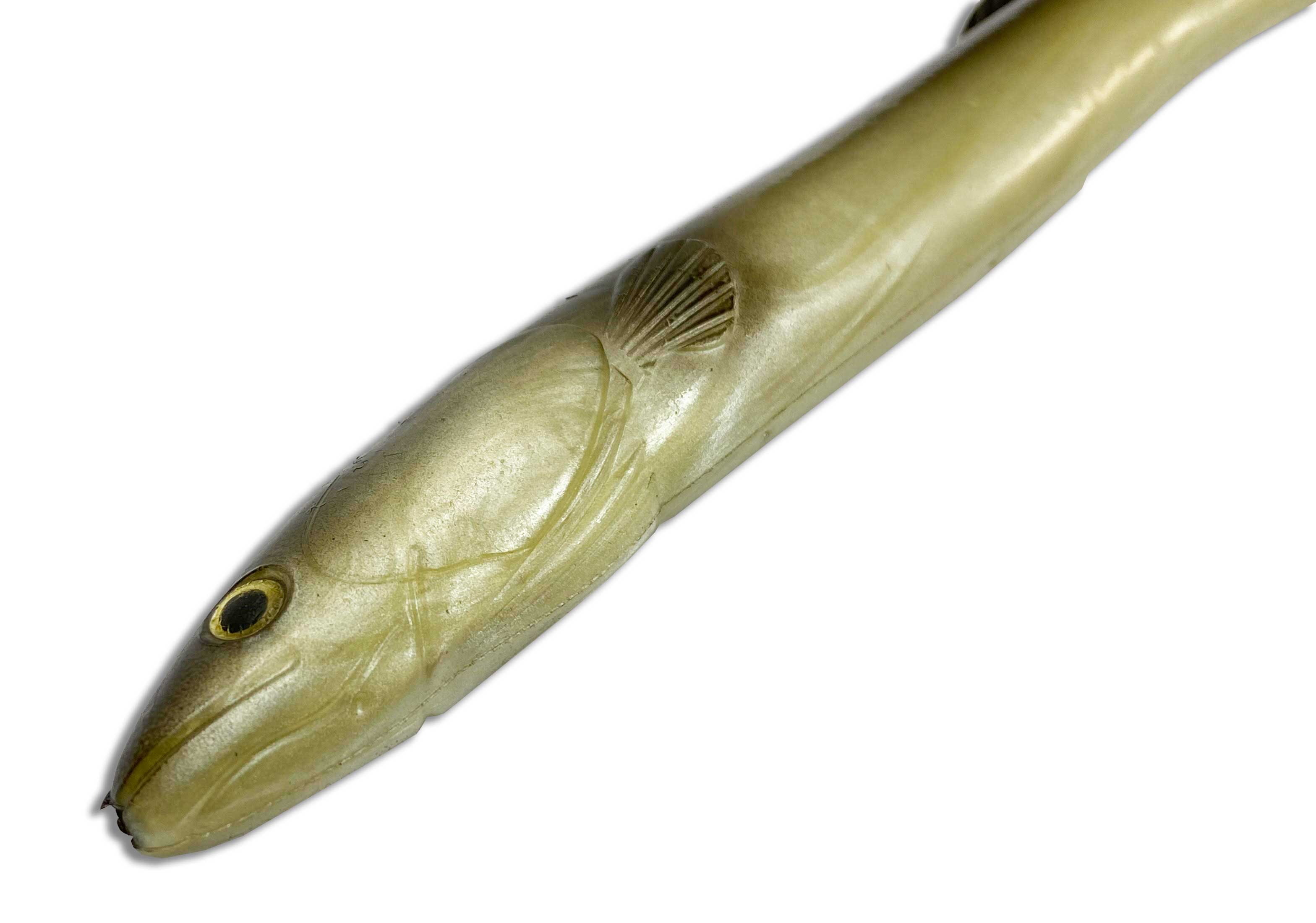 Artificial Eel 15" Natural Eel Color 3 Pack - Almost Alive Lures - Click Image to Close