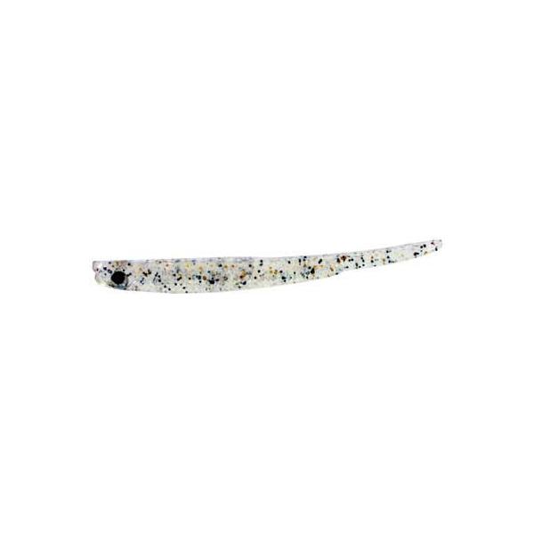 Almost Alive 2.5 Soft Glass Minnow Lures 10 Pack Clear Glitter