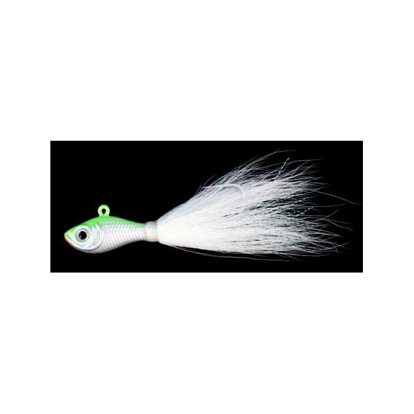 Buck Tail 6 Inch Chartreuse And Silver 3 Oz. - Click Image to Close