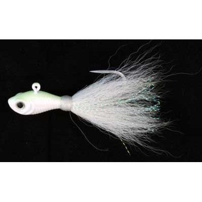 Buck Tail 4.5 Inch Phosphorous White 1 Oz. - Click Image to Close