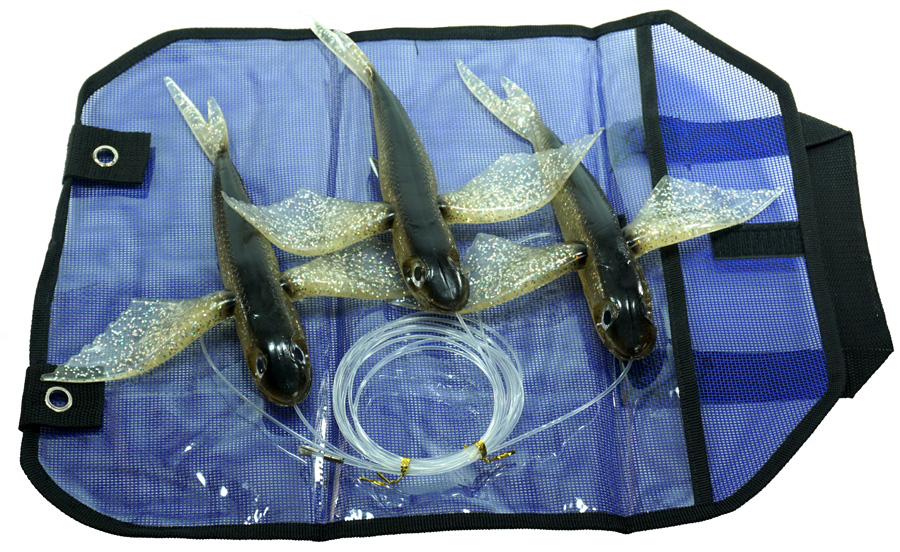 Flying Fish Black/Glitter 10" - Almost Alive Lures - Click Image to Close