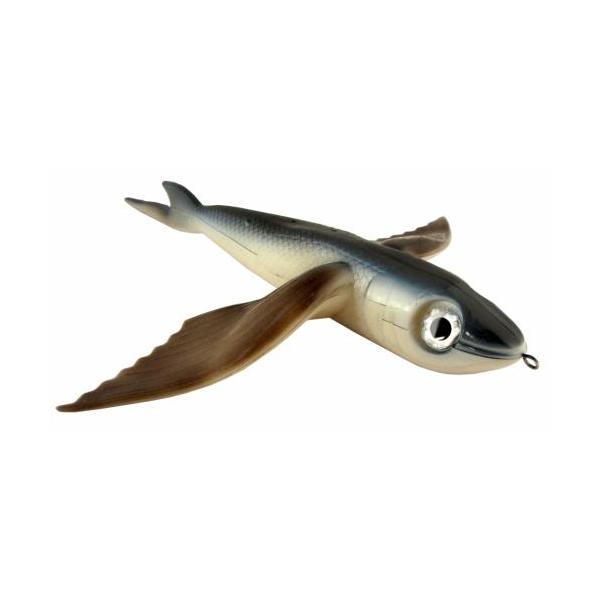 Flying Fish with Rigging Spring Natural 10" - Almost Alive Lures - Click Image to Close