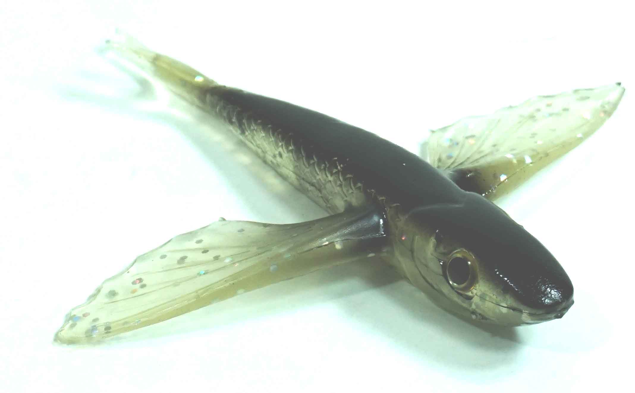 Flying Fish Black/Glitter 4" - Almost Alive Lures