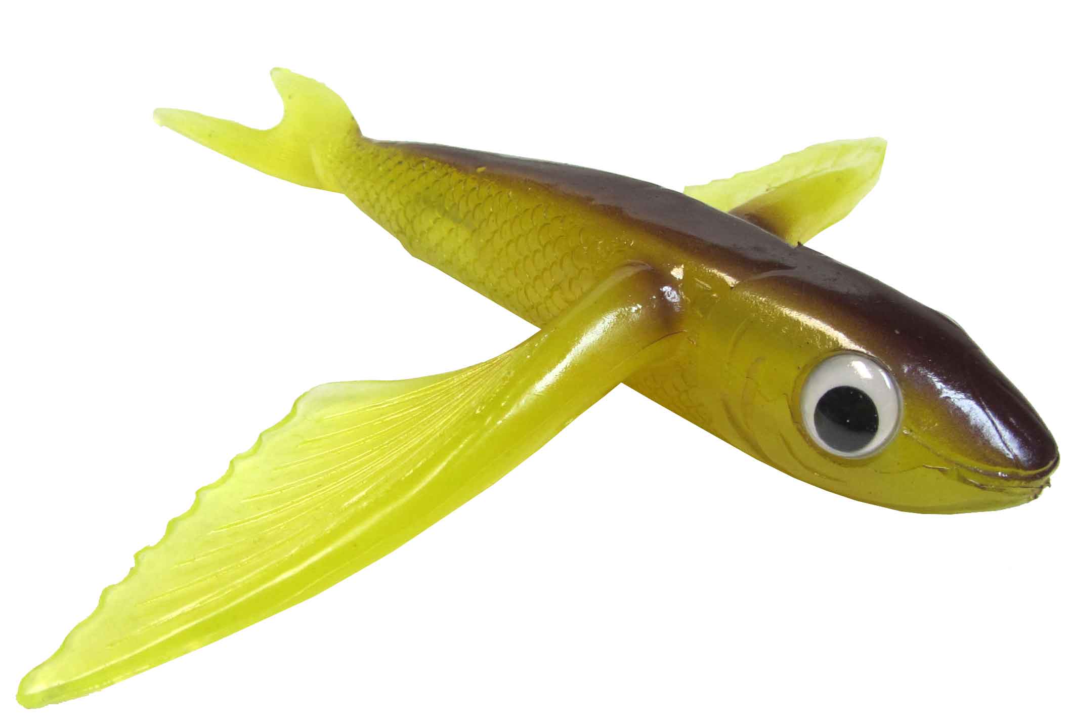 Flying Fish Brown/Yellow 8.5" - Almost Alive Lures