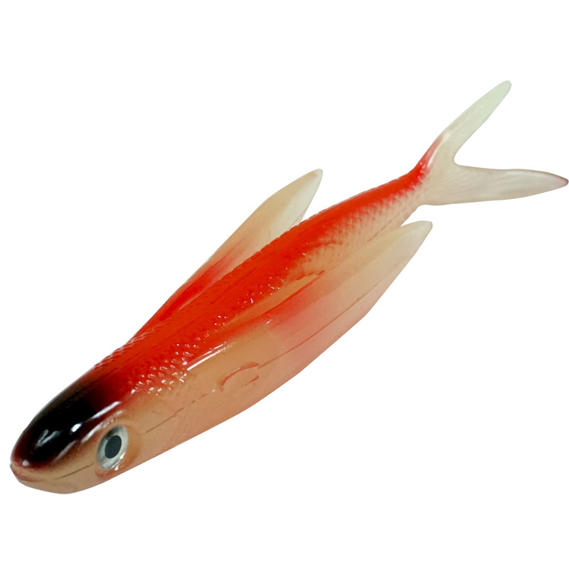 Almost Alive Lures 6 Soft Plastic Flying Fish with Swept Artificial Swept  Wing Flying Fish Small Red/Clear $5.99 [AAFFSB646] - $5.99 : Almost Alive  Lures, The best there ever was.