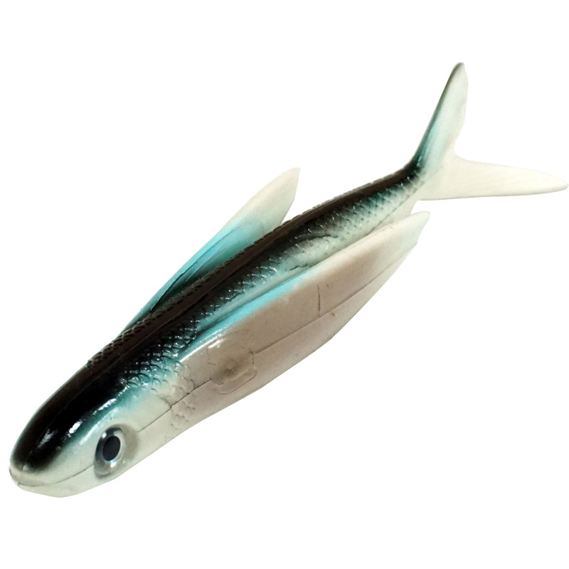 Almost Alive Lures 6" Soft Plastic Flying Fish with Swept