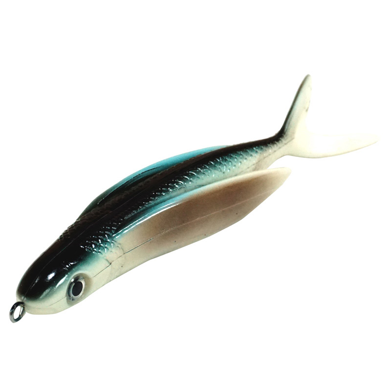 Almost Alive Lures 6 Soft Plastic Flying Fish with Swept Artificial Swept  Wing Flying Fish with Spring Small Natural $5.99 [AAFFSB699S] - $5.99 