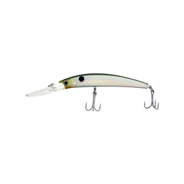 Deep Runner Hard Bait, Green And Silver - Click Image to Close