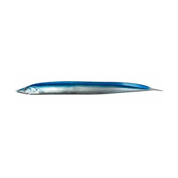 Almost Alive 17.5" Soft Ribbonfish Lure Blue Silver No Spring - Click Image to Close
