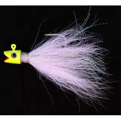 Smiley Buck Tail 4 Inch 1 Oz Chartreuse - Click Image to Close
