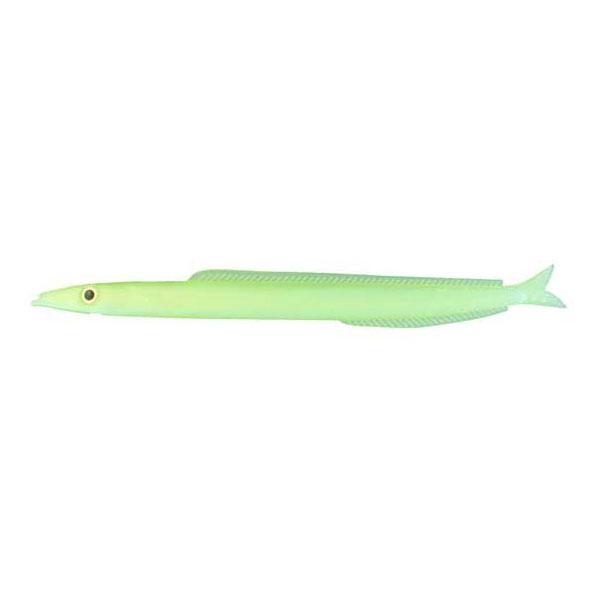 Sand Eel, 7.5 " 3 Pack, Pale Green Color - Click Image to Close
