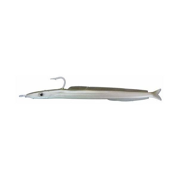 Artificial Sand Eel Rigged 9" Natural 3 Pack - Almost Alive Lure