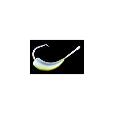 Weighted Swimbait Hook Green And White 1.8 Oz - Click Image to Close