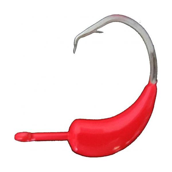 Reverse Weighted Swimbait Hook 0.5 Oz 7/0 - Click Image to Close