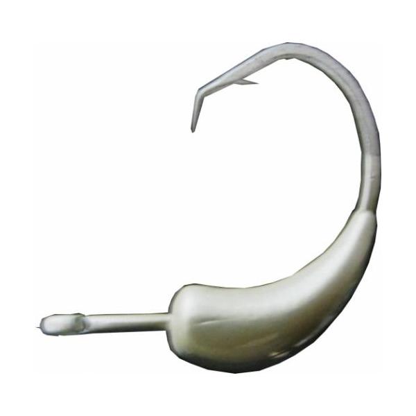 Reverse Weighted Swimbait Hook 0.5 Oz 7/0 - Click Image to Close