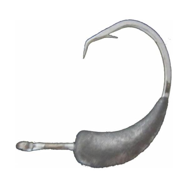 Reverse Weighted Swimbait Hook 0.5oz 7/0 - Click Image to Close