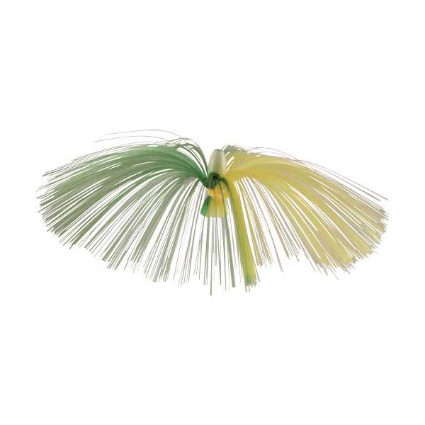 Witch Lure, Glow Bullet Head, 60g, With 7 Inch Green, Yellow Hai - Click Image to Close
