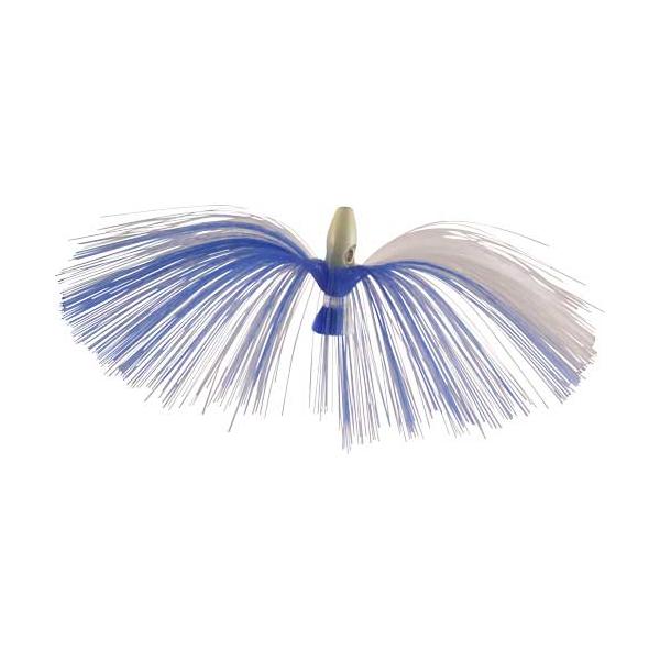 Witch Lure, Glow Bullet Head, 95g, With 7 Inch Blue, White Hair