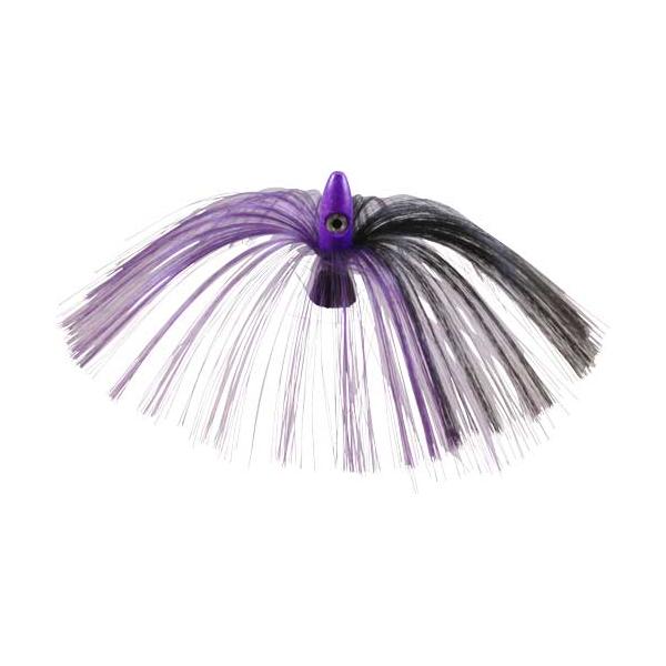 Witch Lure, Purple Bullet Head, 95g, With 7 Inch Purple, Black H - Click Image to Close