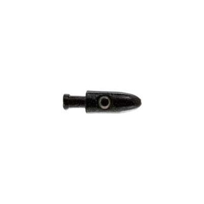 Bullet Head 23g Black Lure Head - Click Image to Close
