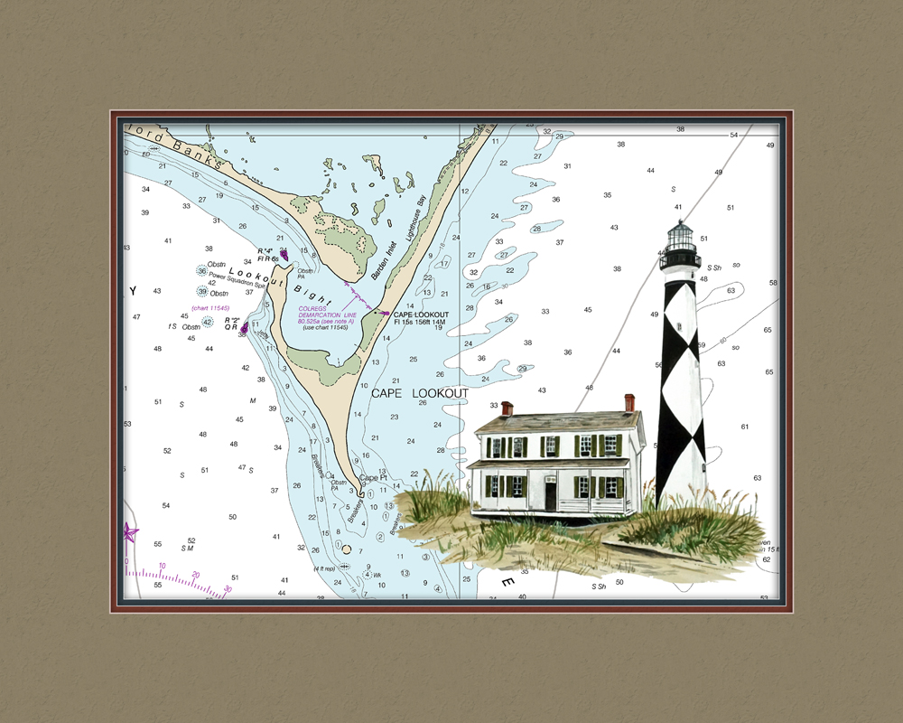 Chart - Cape Lookout, NC Lighthouse