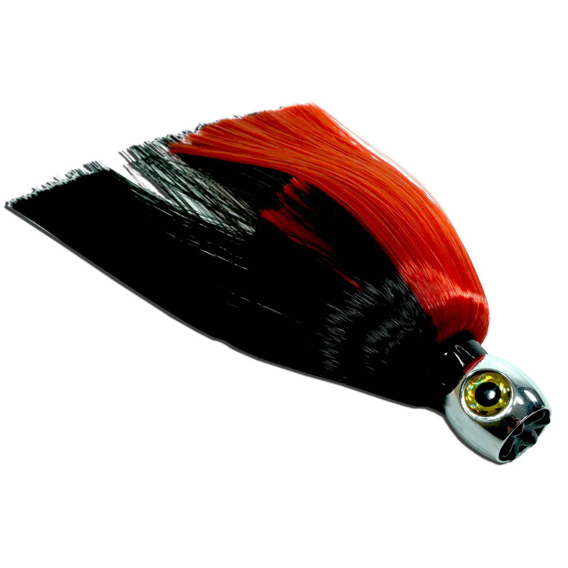 Jet Head Trolling Lure 7.5 Inch Red/Black - Click Image to Close