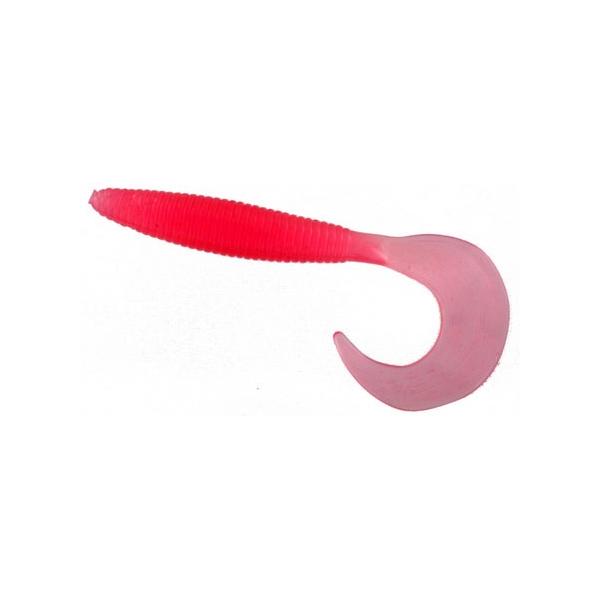 Curly Tail Grub 6 Inch Pink