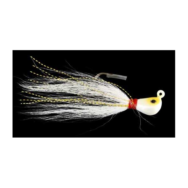 Jig Buck Tail 4.5 Inch White 1 Oz. - Click Image to Close