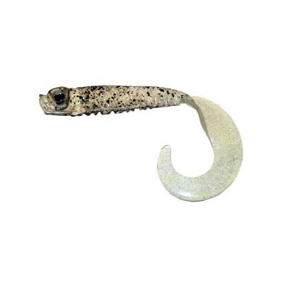Soft Bait Curly Tail Clear 3 Inch 10 Pack - Click Image to Close