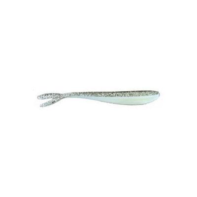 Almost Alive 3 Pack 6" Soft Shad Split Tail Bait Silver Pearl - Click Image to Close