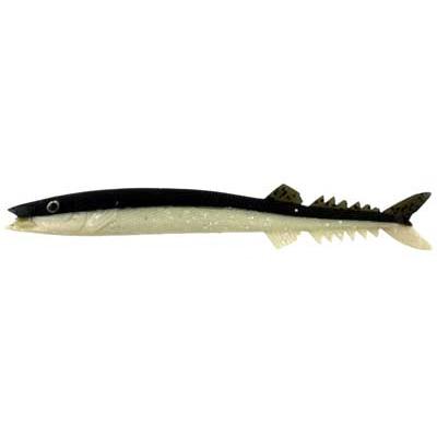 Almost Alive 3 Pack 6" Soft Barracuda Shark Bait Black Silver - Click Image to Close