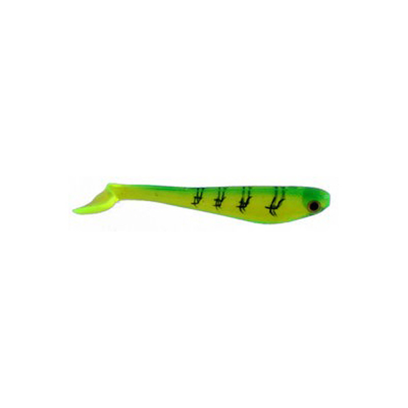 Almost Alive Lures 3 Pack 5" Soft Shad Paddle Tail Bait Green