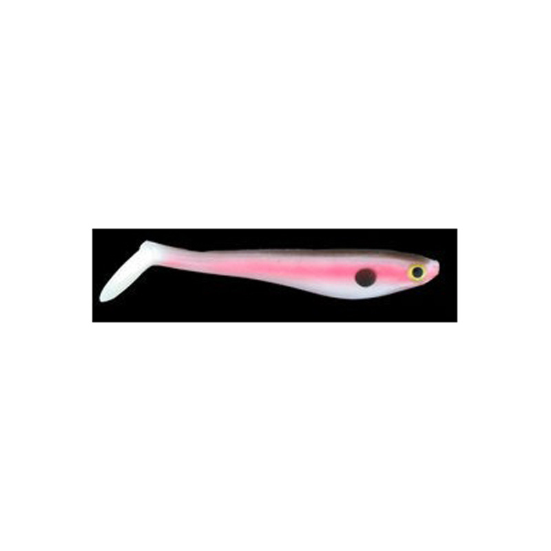 Almost Alive 3 Pack 5 Soft Shad Paddle Tail Bait Pink Menhaden