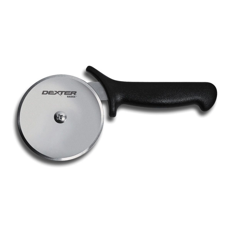 4 Inch Pizza Cutter, Black Handle - Click Image to Close