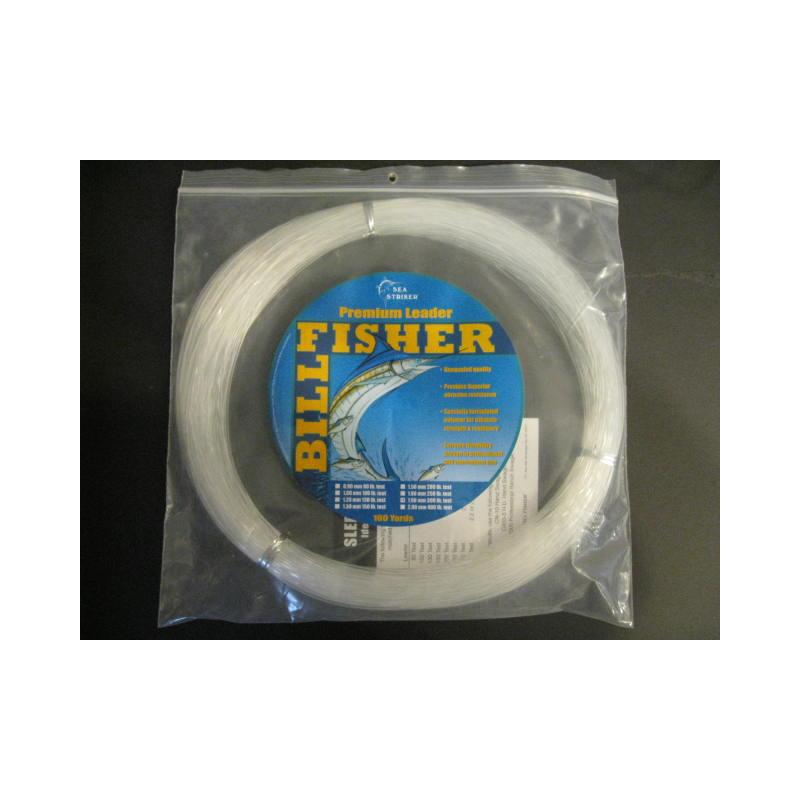 Billfisher Lc100-150 Mono Leader Coil 150lb 100yd Clear for sale online 