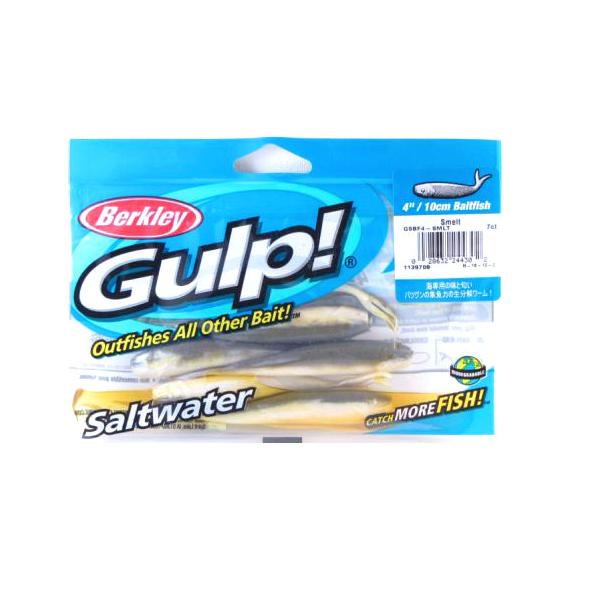 Berkley Gsbf4-smlt Gulp Saltwater Baitfish 4" Smelt 7pk - Click Image to Close