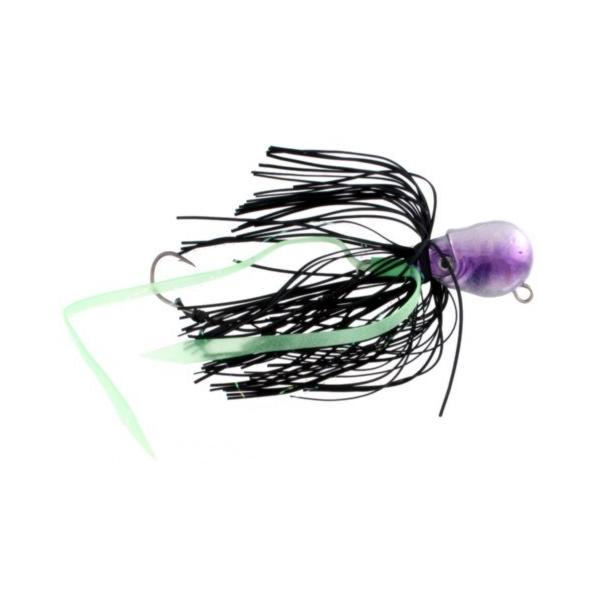Vertical Jig Octopus Purple/Silver 1.4 ounce - Almost Alive Lure - Click Image to Close