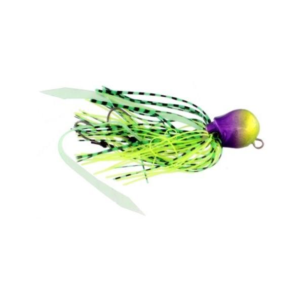 Vertical Jig Octopus Chartreuse/Purple 1.4 ounce - Almost Alive