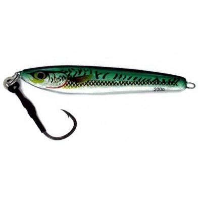 Vertical Jig Regulus Green/Silver 7 ounce - Almost Alive Lures - Click Image to Close