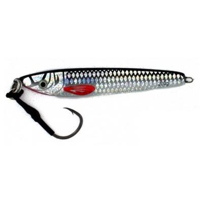 Vertical Jig Regulus Black/Silver 7 ounce - Almost Alive Lures - Click Image to Close