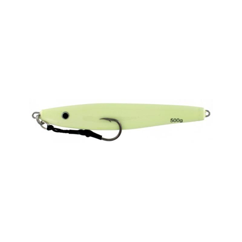 Vertical Jig Regulus Glow 17.5 ounce - Almost Alive Lures - Click Image to Close