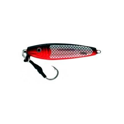 Vertical Jig Electra Black/Red/Silver 3.5 ounce - Almost Alive L - Click Image to Close