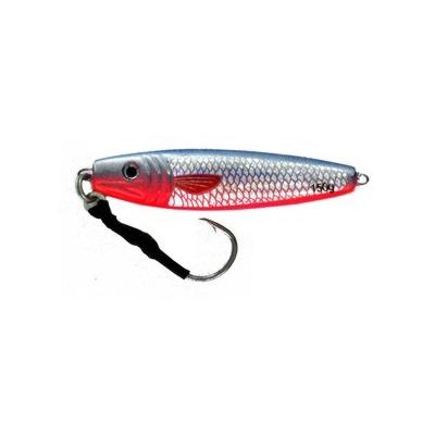 Vertical Jig Electra Blue/Red/Silver 5.3 ounce - Almost Alive Lu - Click Image to Close